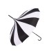 YOUGE OUTDOOR Black and White Umbrella – Stylish and Durable Umbrella for Rainy and Sunny Days, UV Protection with Windproof Frame