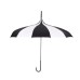 YOUGE OUTDOOR Black and White Umbrella – Stylish and Durable Umbrella for Rainy and Sunny Days, UV Protection with Windproof Frame