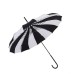 YOUGE OUTDOOR Black and White Umbrella – Stylish and Durable Umbrella for Rainy and Sunny Days, UV Protection with Windproof Frame